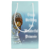 Cute African American Princess Birthday Klein Cadeauzakje (Voorkant)