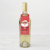 Cute African-American Santa Claus Kerstmis Flessenhanger (Op fles)