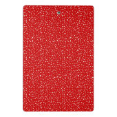 Cute African-American Santa Claus Kerstmis Mini Klembord (Achterkant)