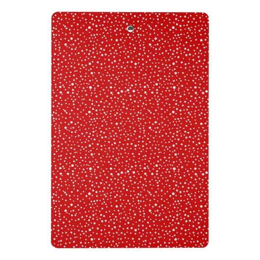 Cute African-American Santa Claus Kerstmis Mini Klembord (Achterkant)