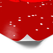 Cute African-American Santa Claus Kerstmis Perfect Poster (Hoek)