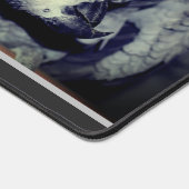 Cute African Gray Parrot, gepersonaliseerd Bureaumat (Hoek)