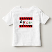 Cute African Theme Kinder Shirts (Voorkant)