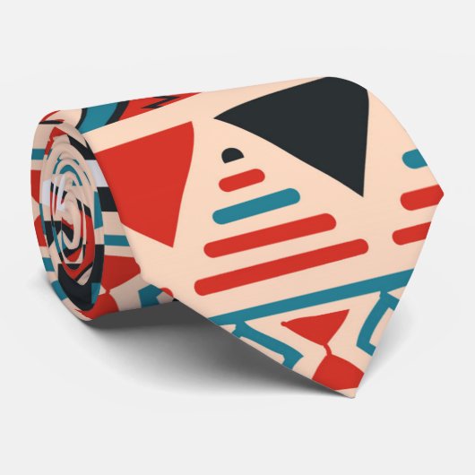 Cute African Tribal Stropdas (Opgerold)