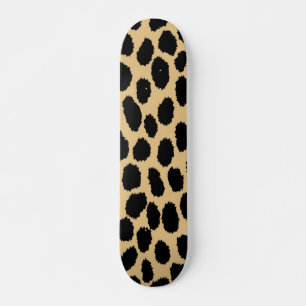 Cute African Wildlife Cheetah Animal Print Patroon Persoonlijk Skateboard