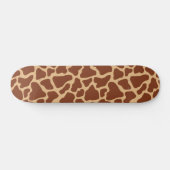 Cute African Wildlife Giraffe Animal Print Patroon Persoonlijk Skateboard (Horizontaal)