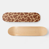Cute African Wildlife Giraffe Animal Print Patroon Persoonlijk Skateboard (Horizontaal)