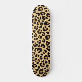 Cute African Wildlife Leopard Animal Print Patroon Persoonlijk Skateboard