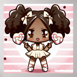 CUTE AFRO SNOEP GIRL POSTER