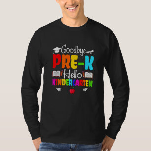 Cute Afscheid Pre K Crew Hallo Kindergarten Squad T-shirt