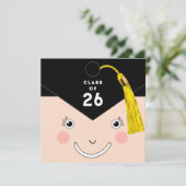 Cute Afstudeerkaart 2026 Kaart (Staand voorkant)