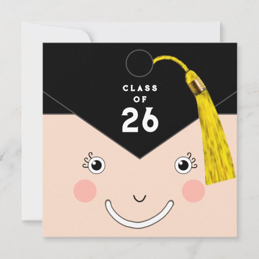 Cute Afstudeerkaart 2026 Kaart (Voorkant)