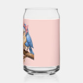 Cute Afstudeervogel Drinkset Blikvorm Glas (Links)