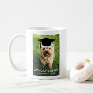 Cute Afstuderen Gift Funny Dog Lover Aangepaste fo Koffiemok