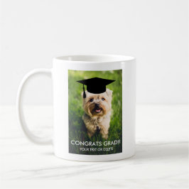 Cute Afstuderen Gift Funny Dog Lover Aangepaste fo Koffiemok