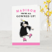 Cute Afstuderen Kaart (Gele Bloem)