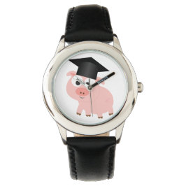 Cute Afstuderen Pig Horloge