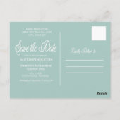 Cute Afstuderen Save the Date Girl Photo Briefkaart (Achterkant)