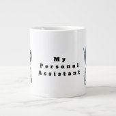 Cute AI Robot Coffee Mug - Tech Inspired Future Bu Grote Koffiekop (Voorkant)