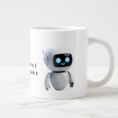 Cute AI Robot Coffee Mug - Tech Inspired Future Bu Grote Koffiekop (Rechts)