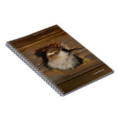 Cute Airbnb Moment Bewick's Wren in Nestbox Notitieboek (Rechterzijde)