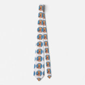 Cute Airedale hond Stropdas (Voorkant)