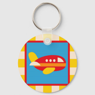 Cute Airplane Transportation Theme Kinder Gifts Sleutelhanger