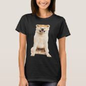 Cute Akita Inu T-shirt (Voorkant)
