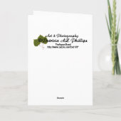 Cute Alaskan Malamute Puppy Head Kantfoto Kaart (Achterkant)