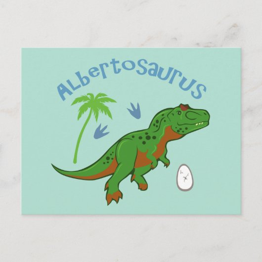 Cute Albertosaurus Briefkaart (Voorkant)