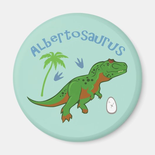 Cute Albertosaurus Magneet (Voorkant)