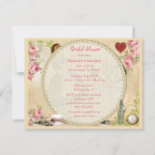 Cute  Alice in het Vrijgezellenfeest Wonderland Kaart (Achterkant)