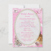 Cute Alice in Wonderland Collage Vrijgezellenfeest Kaart (Achterkant)