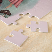 Cute Alice in Wonderland en Caterpijler Art J Legpuzzel (Zijkant)