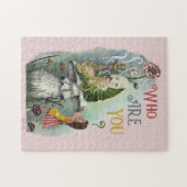 Cute Alice in Wonderland en Caterpijler Art J Legpuzzel (Horizontaal)