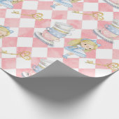 Cute Alice in Wonderland Gift Wrapping Paper Cadeaupapier (Hoek)