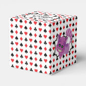 Cute Alice in Wonderland - Kinderen van Birthday P Bedankdoosjes (Achterkant)