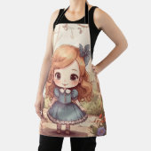 Cute Alice in Wonderland Whimsical Woodland Art Schort (Insitu)