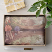 Cute Alice in Wonderland Whimsical Woodland Art Tissuepapier (Geschenk)