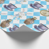 Cute Alice in Wonderland Wrapping Paper Cadeaupapier (Hoek)