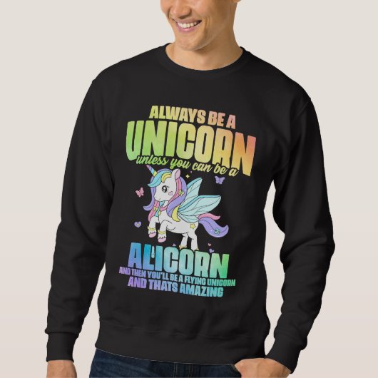 Cute Alicorn Magical Unicorn Fantasy Legendary Cre Trui (Voorkant)