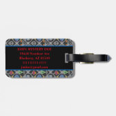 Cute Alien Bagagelabel (Achterkant horizontaal)