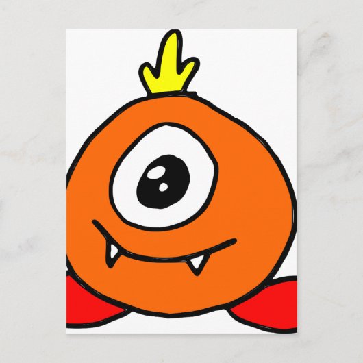 Cute Alien Briefkaart (Voorkant)