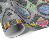 Cute Alien Cadeaupapier (Rol Hoek)