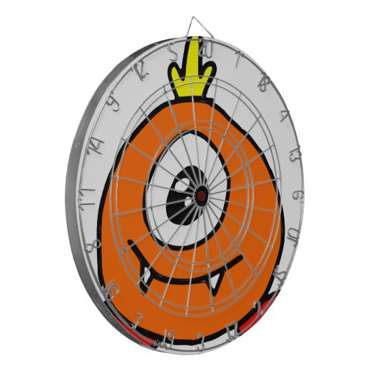Cute Alien Dartbord (Voorkant Links)