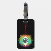 Cute Alien Eye Thunder_Cove Bagagelabel (Achterkant verticaal)
