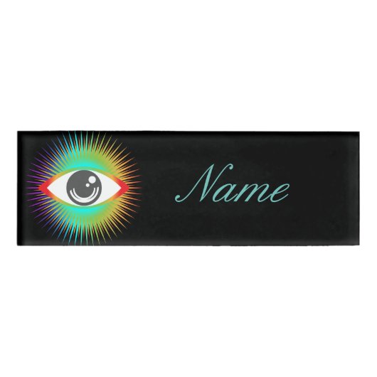 Cute Alien Eye Thunder_Cove Naambadge (Voorkant)