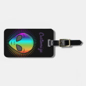 Cute Alien Head Thunder_Cove Bagagelabel (Voorkant horizontaal)