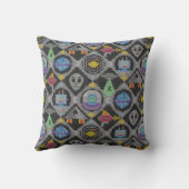 Cute Alien Kussen (Achterkant)