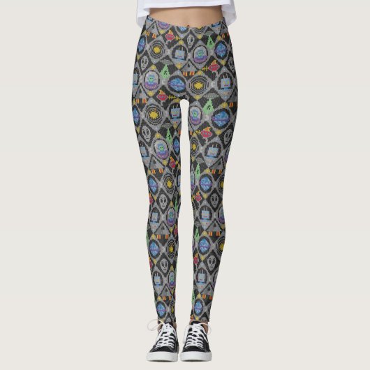 Cute Alien Leggings (Voorkant)